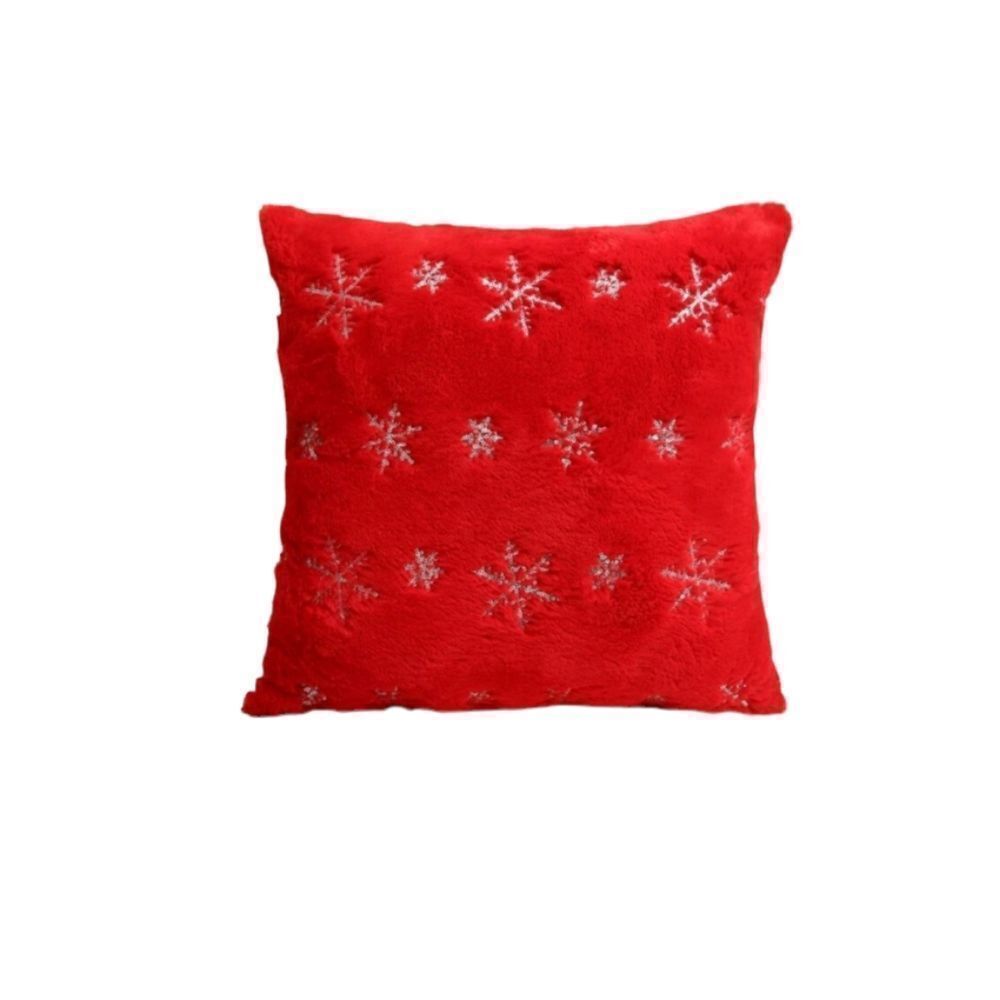 Snowflake Fuzzy Pillow Covers- 2